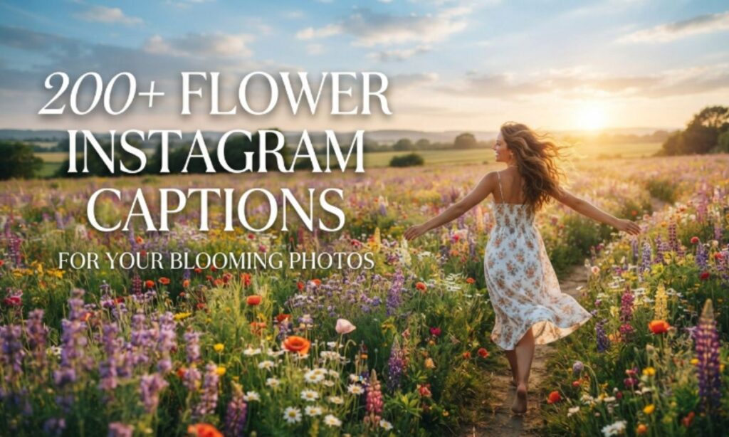 200+ Flower Instagram Captions
