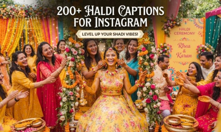 200+ Haldi Captions for Instagram