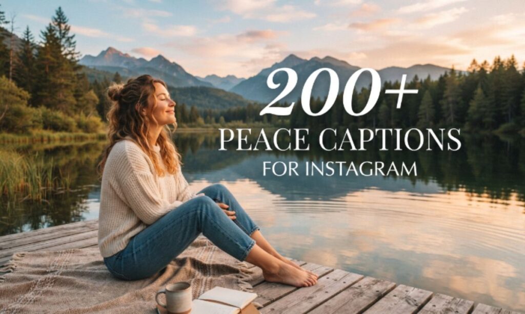 200+ Peace Captions for Instagram