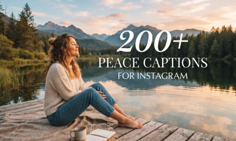 200+ Peace Captions for Instagram