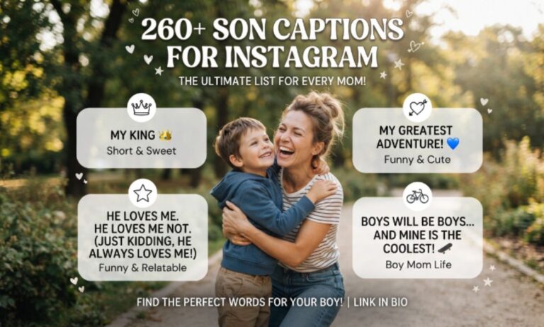260+ Son Captions for Instagram