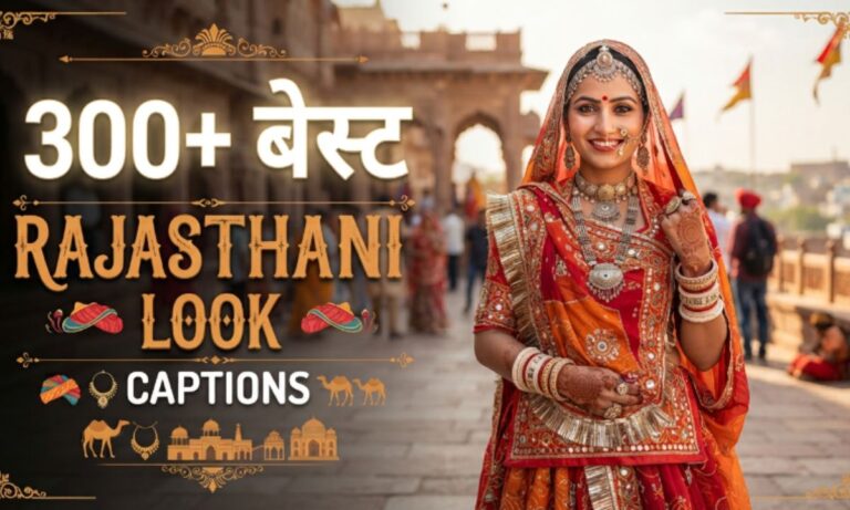 300+ Best Rajasthani Look Captions
