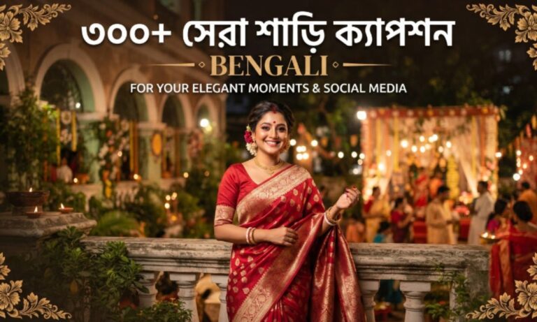 300+ Best Saree Captions Bengali