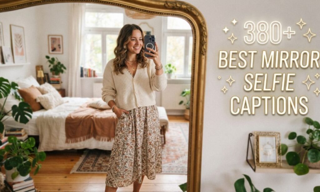 380+ Best Mirror Selfie Captions