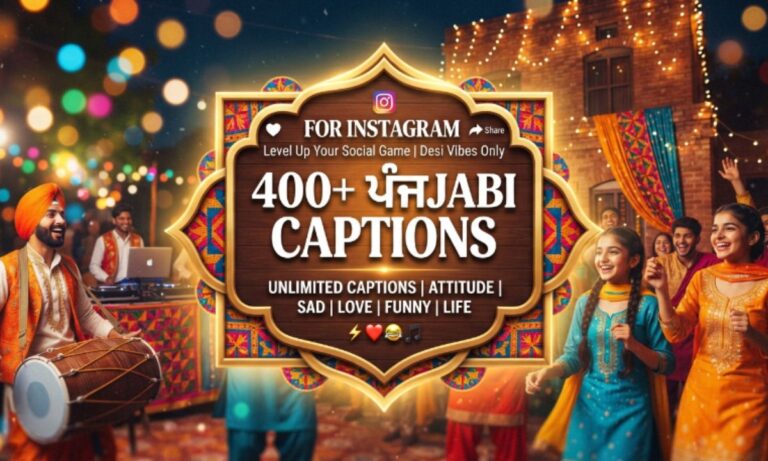 Punjabi Captions for Instagram