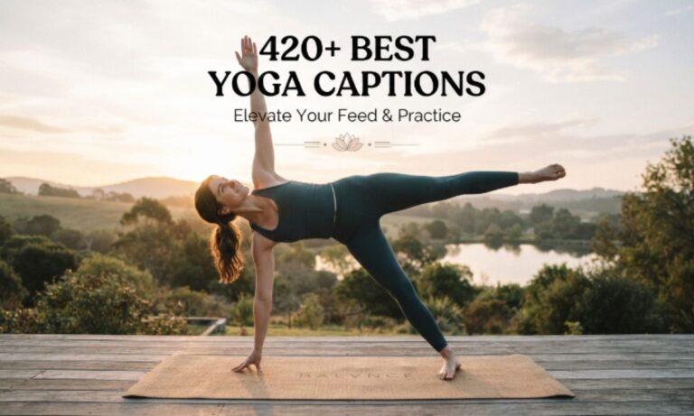420+ Best Yoga Captions