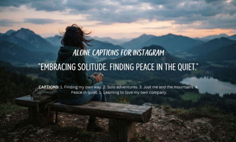 Alone Captions for Instagram