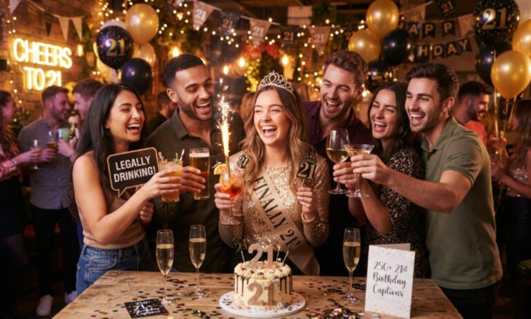250+ 21st Birthday Captions