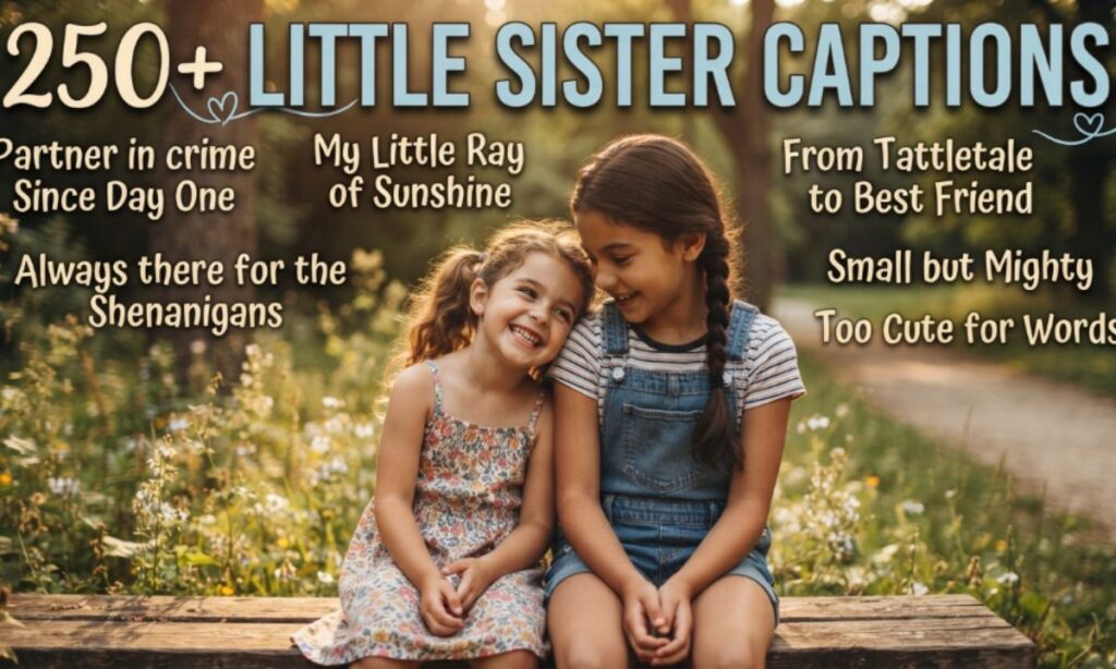 250+ Little Sister Captions