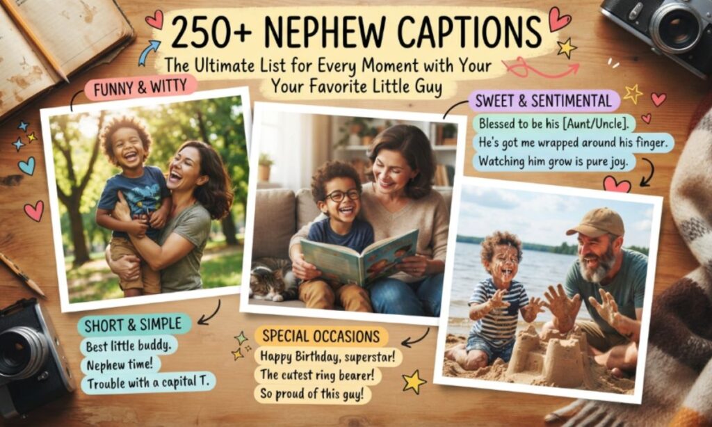 250+ Loving Nephew Captions