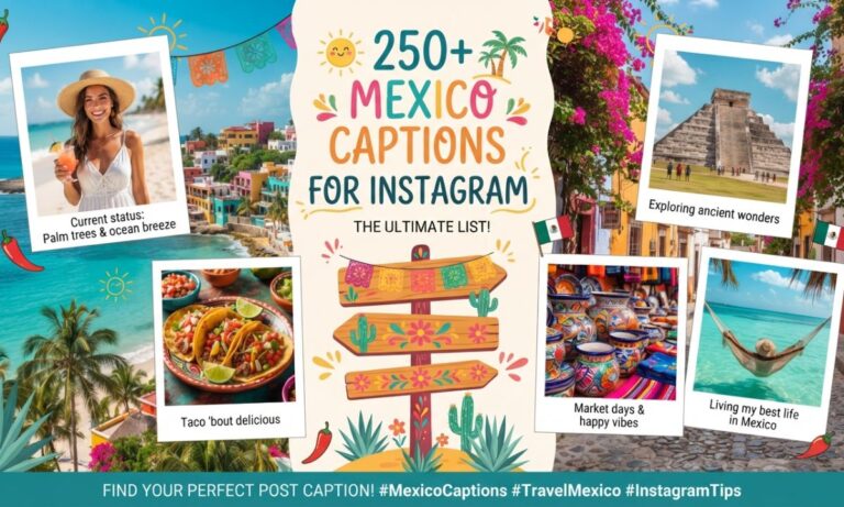 250+ Mexico Captions For Instagram