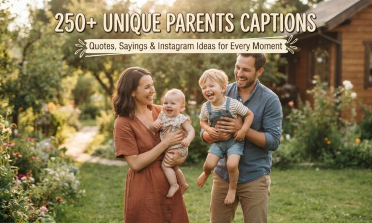250+ Unique Parents Captions