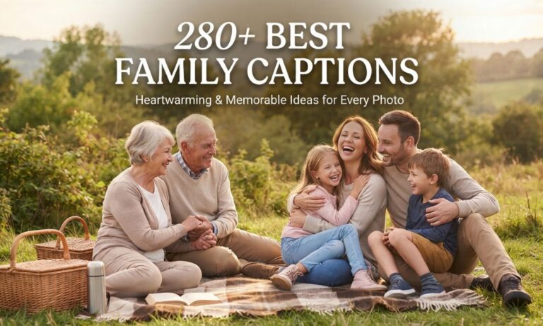 280+ Best Family Captions