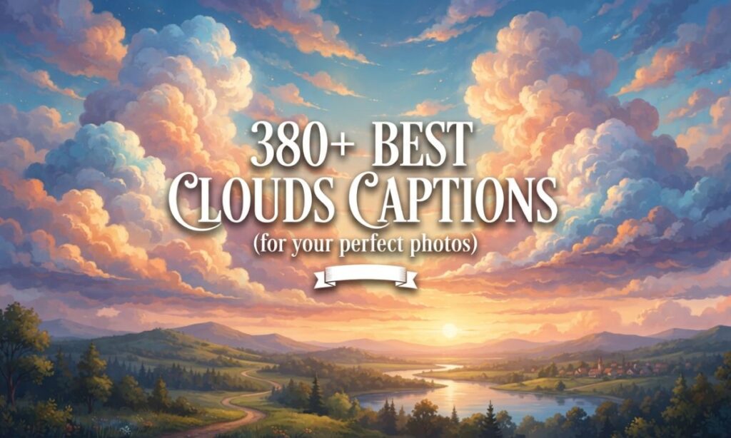 380+ Best Clouds Captions