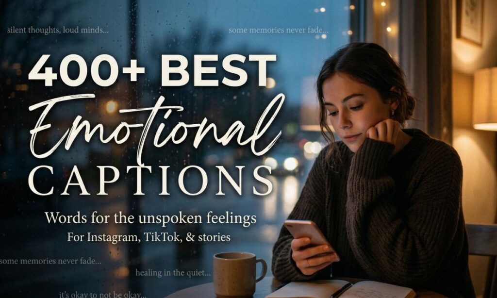 400+ Best Emotional Captions