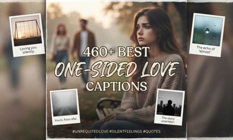 460+ Best One-Sided Love Captions
